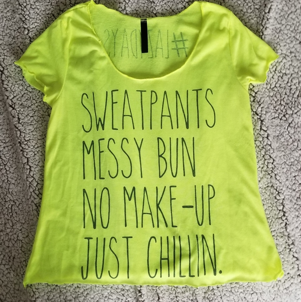 Lazy days workout shirt